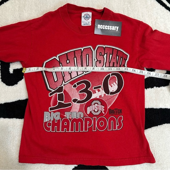 Vintage 2002 Ohio State Buckeyes Football Big Ten Champs Graphic Long Sleeve - Picture 5 of 8